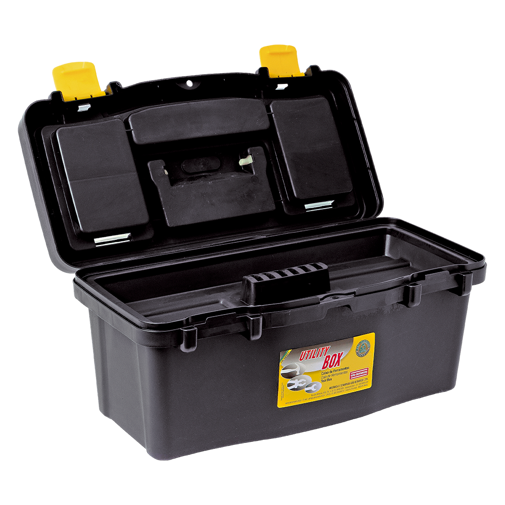 CF-44 / Caixa de Ferramentas 0,757Kg / com Trava e Alça