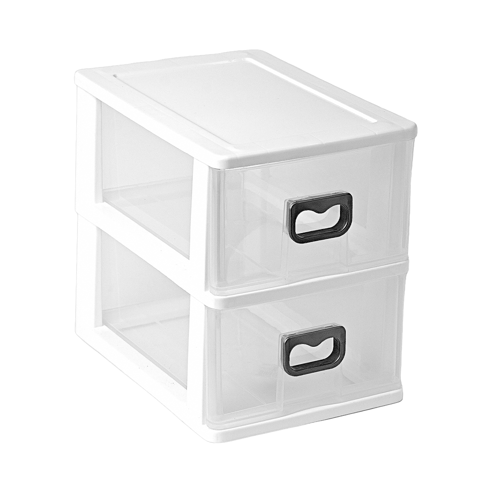 GV-53 / Gaveteiro 0,355Kg / Gaveteiro Plástico 2 Gavetas