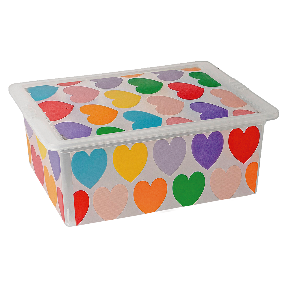 OR-17L/04 / Caixas Decoradas 17L / Caixa Estampada com Tampa