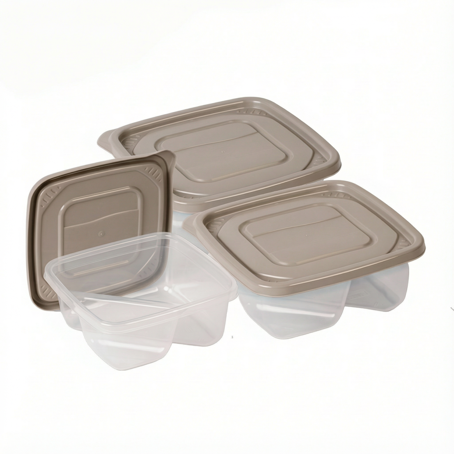 PO-14/3 / 650ml Jars / Square Airtight Jar