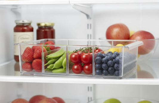 Tudo organizado, colorido e ao alcance das mãos 🍓🍇🍅