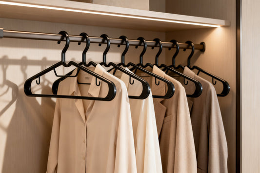 Cabides: A Peça Simples que Transforma a Organização do Seu Guarda-Roupa