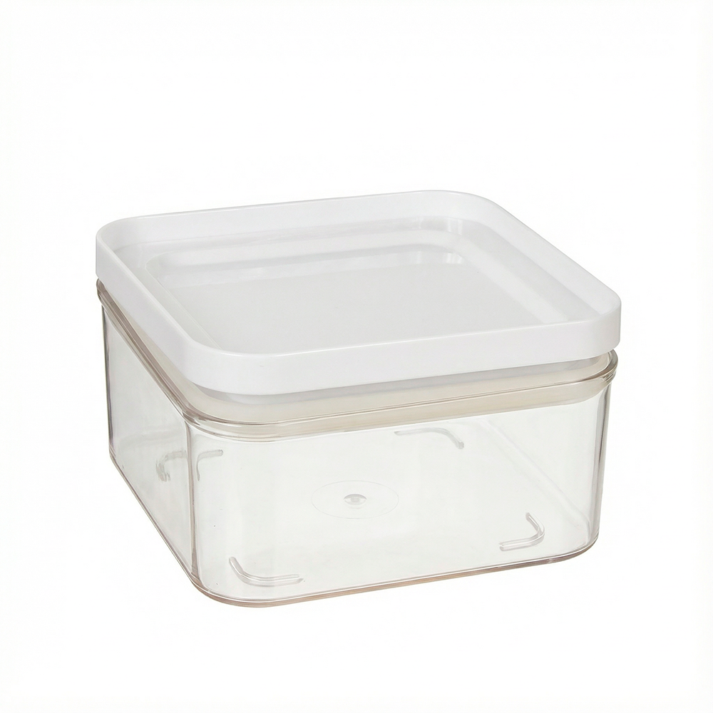 00PO64-01 / Potes 300ml / Pote Hermético Quadrado