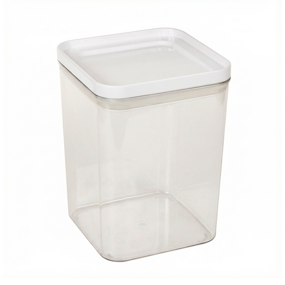 00PO66-01 / Potes 1.000ml / Pote Hermético Quadrado