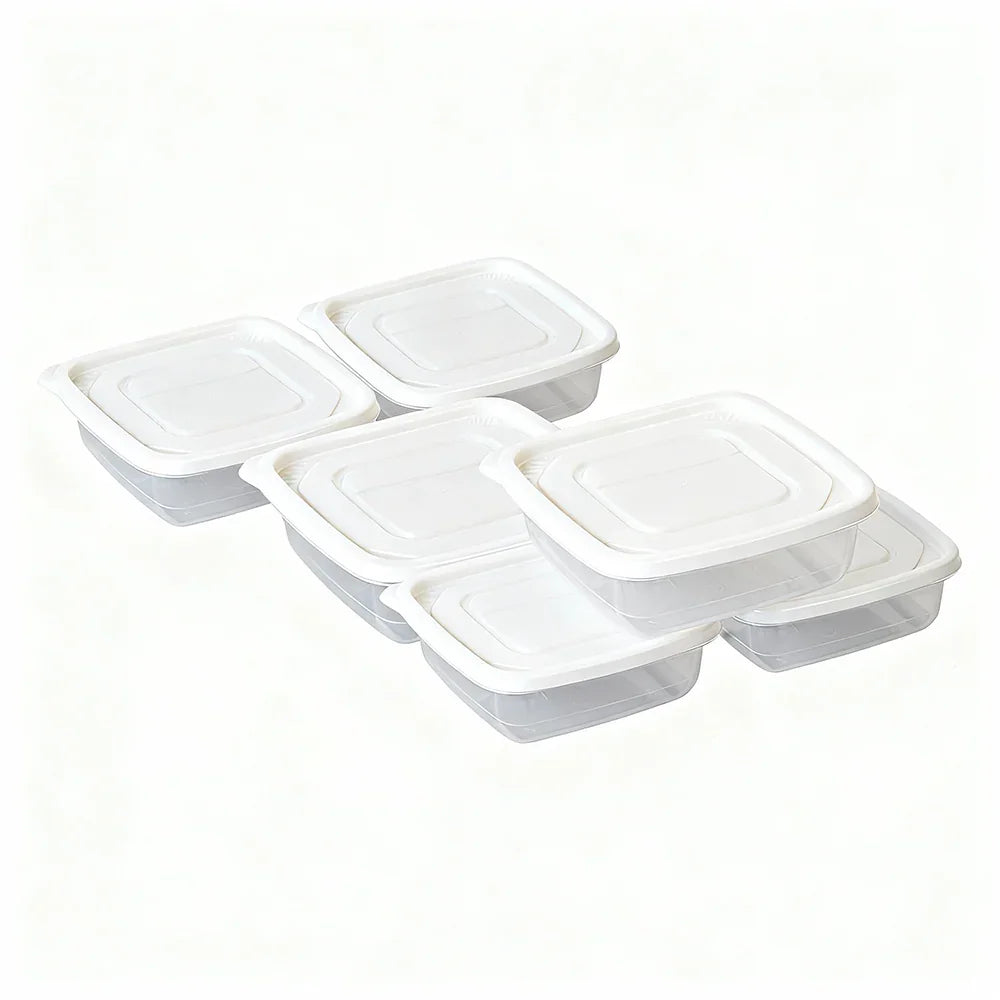 PO-01/6 / Potes 600ml / Pote Hermético Quadrado