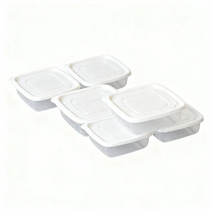 PO-01/6 / Potes 600ml / Pote Hermético Quadrado