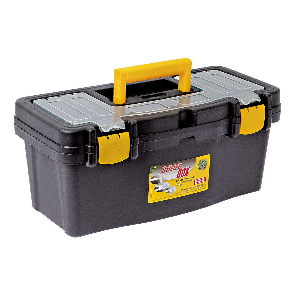 CF-44 / Caixa de Ferramentas 0,757Kg / com Trava e Alça