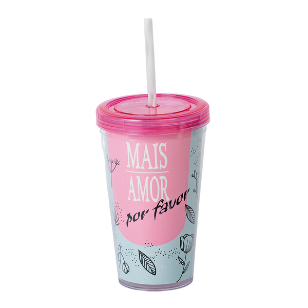 COP-10/18 / Copos 550ml / Copo Duplo tampa/rosca Couche