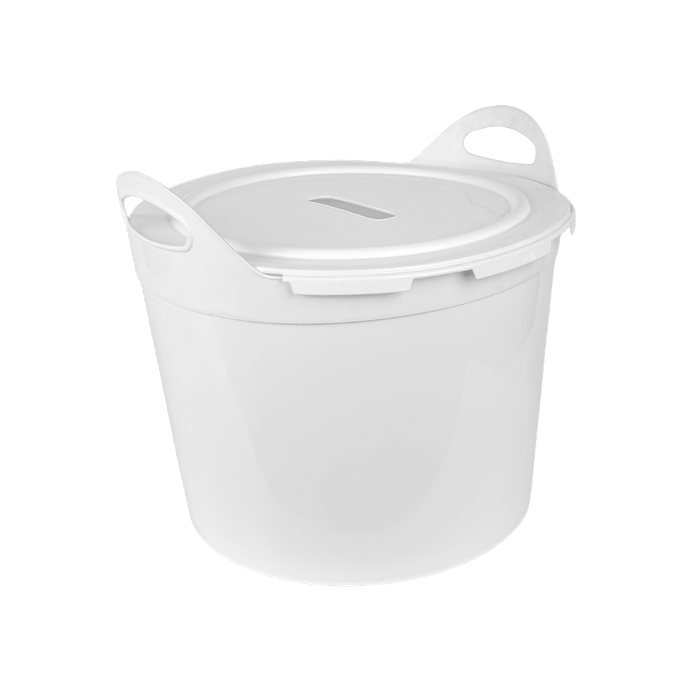 CST-05/1 / Cesto com Alça e Tampa 0,805kg / Lavanderia