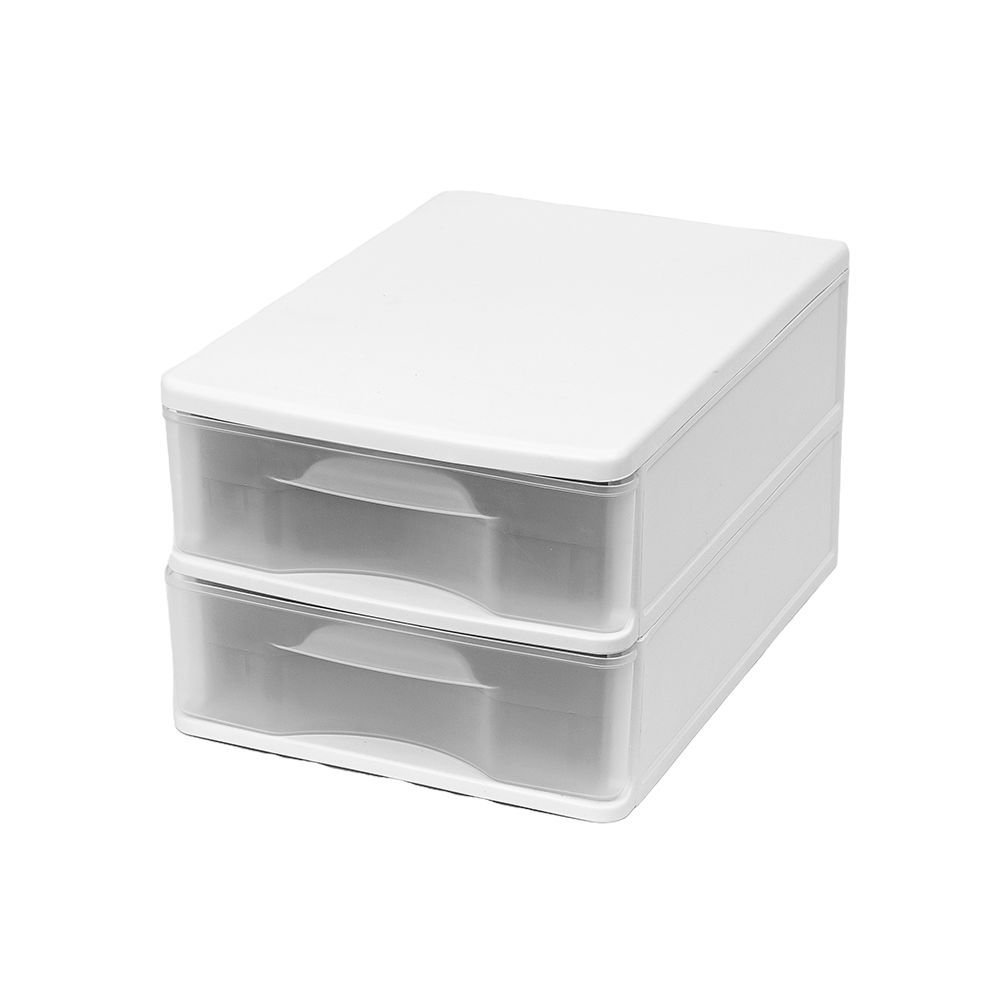 GV-07 / Chest of Drawers 1.147Kg / Plastic Chest of Drawers with 2 Dra ...