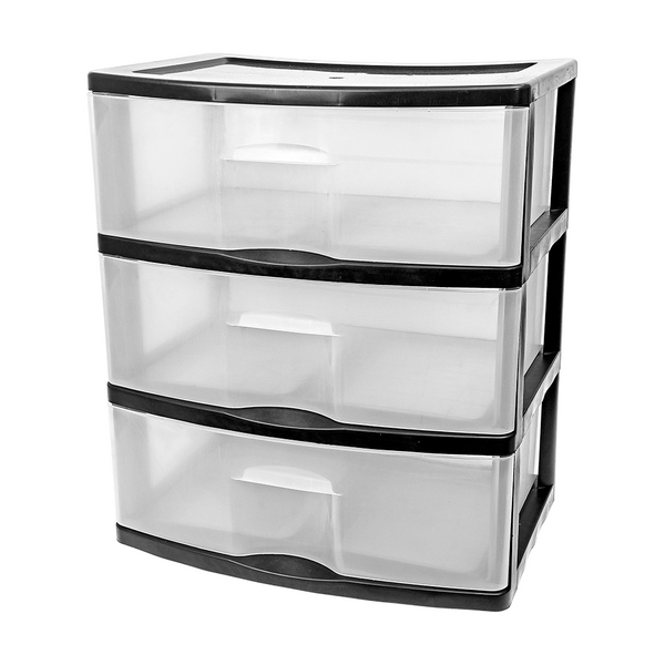 GV-12 / Gaveteiro 4,705kg / Gaveteiro Plástico 3 Gavetas