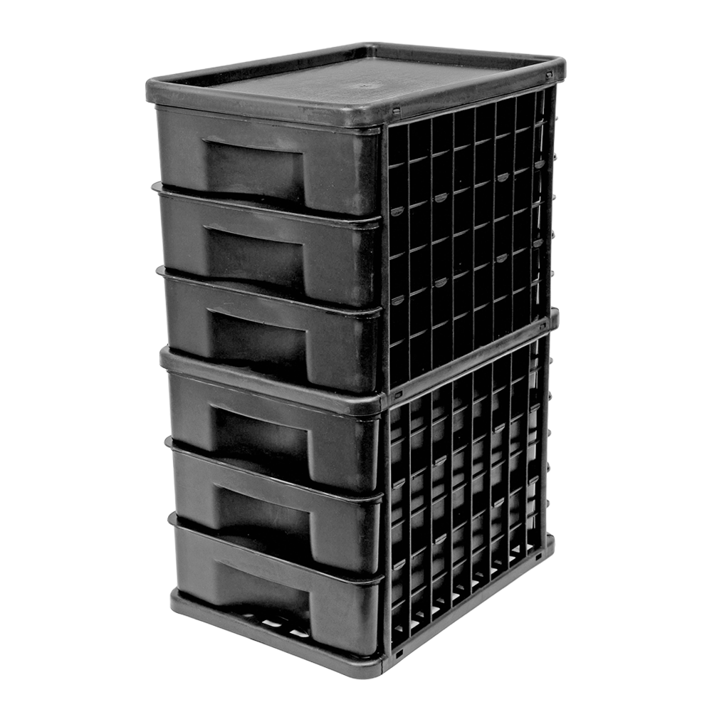 GV-39 / Gaveteiro 2,845Kg / Gaveteiro Plástico 6 Gavetas