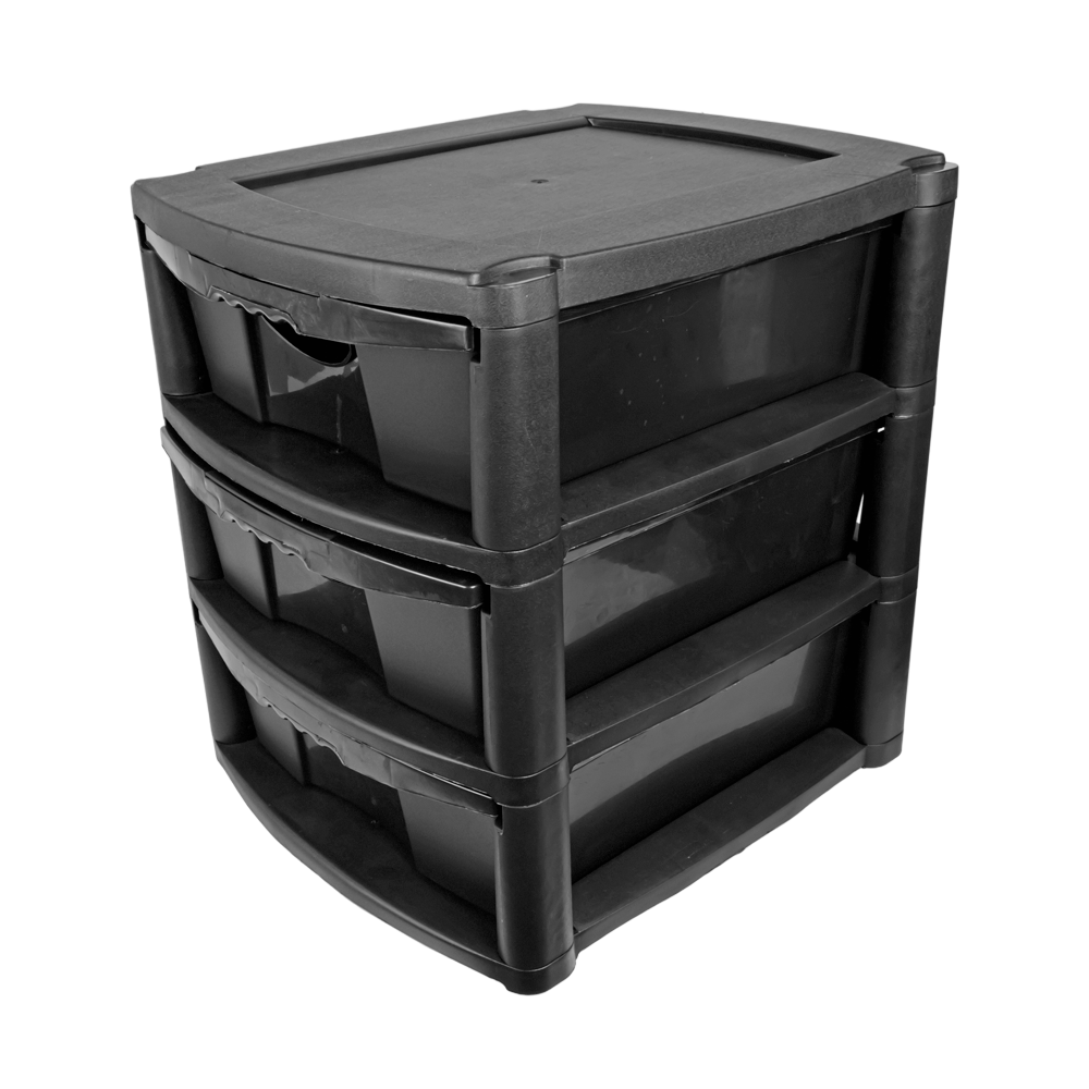 GV-45 / Gaveteiro 4,565kg / Gaveteiro Plástico 3 Gavetas