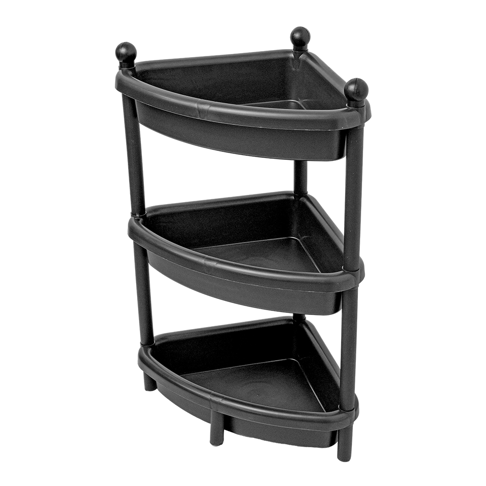 KIT-M / Prateleiras 0,378Kg / Estante Plástica 3 Prateleiras