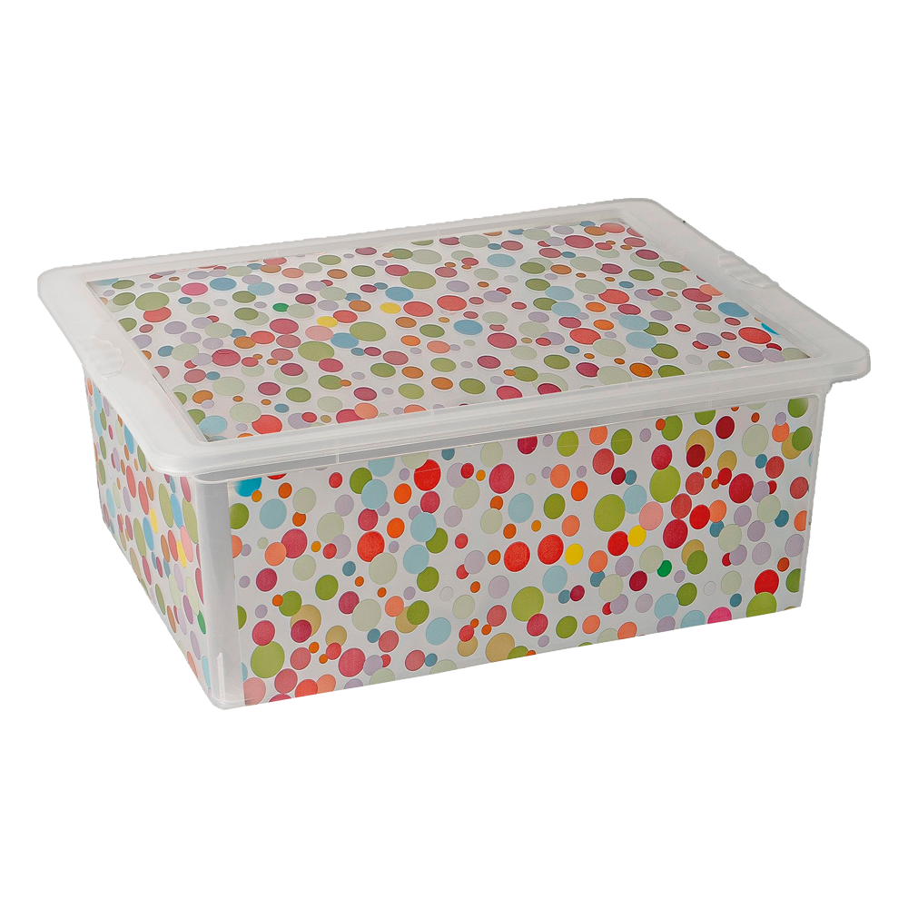 OR-17L/03 / Caixas Decoradas 17L / Caixa Estampada com Tampa