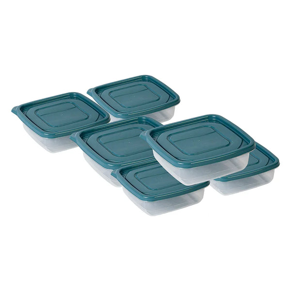 PO-01/6 / Potes 600ml / Pote Hermético Quadrado