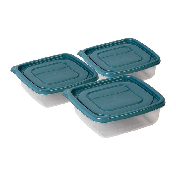 PO-01 / Potes 600ml / Pote Hermético Quadrado