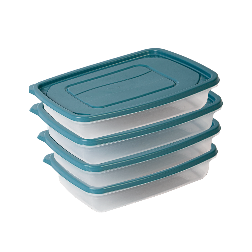 PO-11/4 / Potes 1,200ml / Pote Hermético Retangular