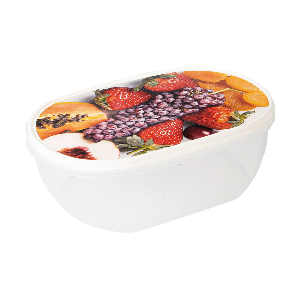 PO-22L / Potes 1.200ml / Pote Hermético Retangular Fundo