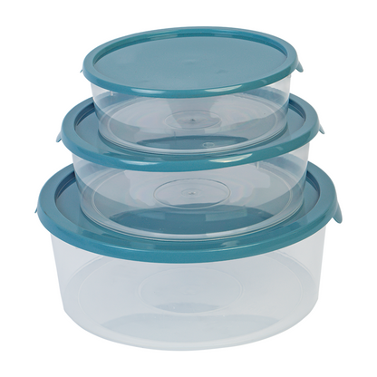 PO-49/3 / Conjunto Pote Hermético Redondo