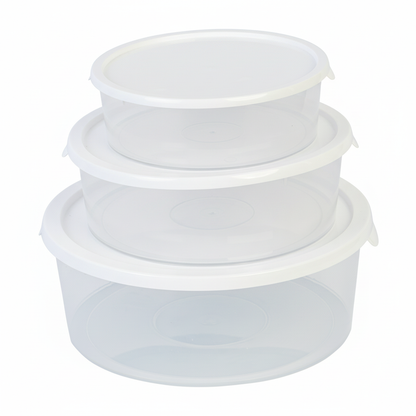 PO-49/3 / Conjunto Pote Hermético Redondo