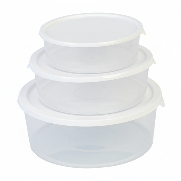 PO-49/3 / Conjunto Pote Hermético Redondo