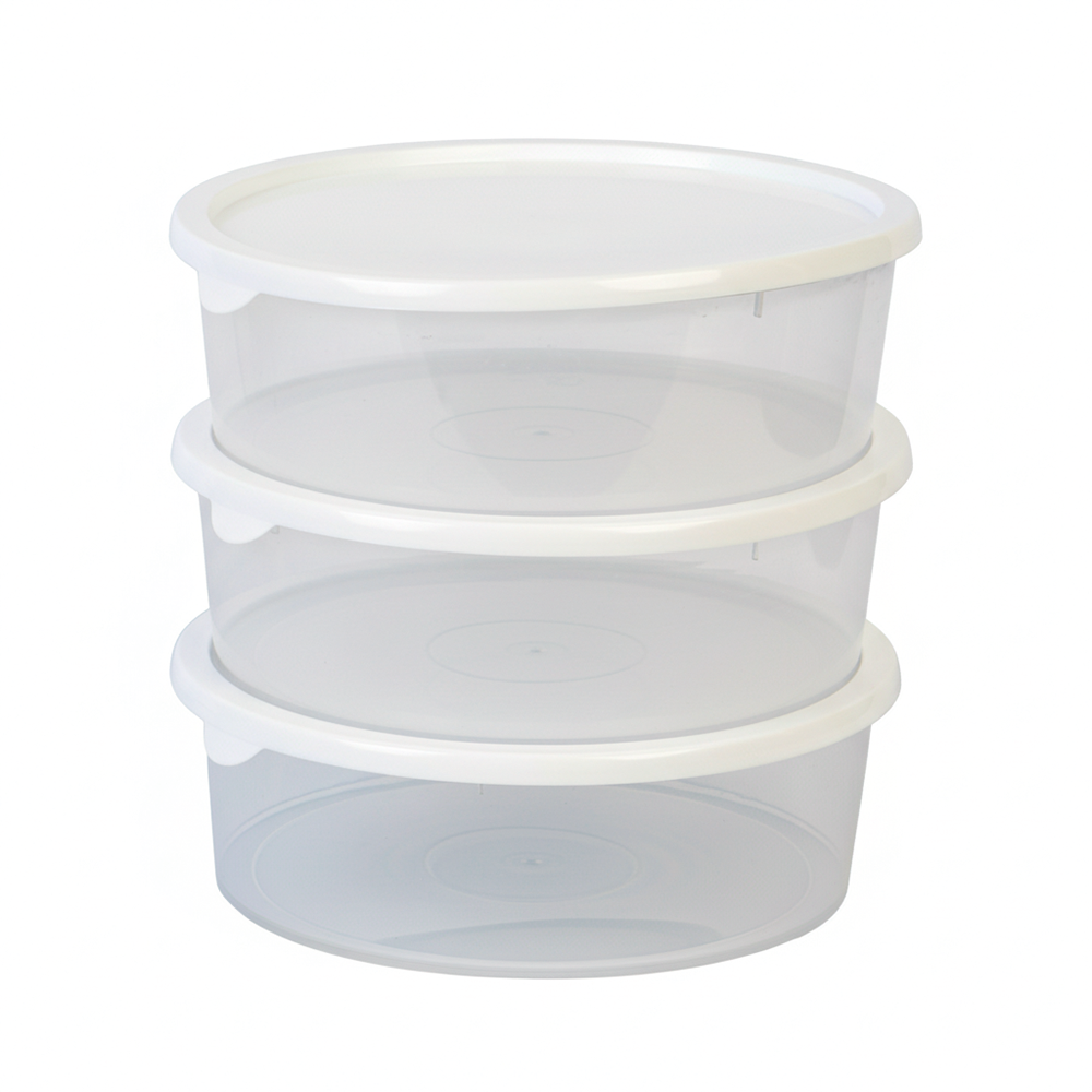 PO-50/3 / Potes 500ml / Pote Hermético Redondo