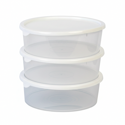 PO-50/3 / Potes 500ml / Pote Hermético Redondo