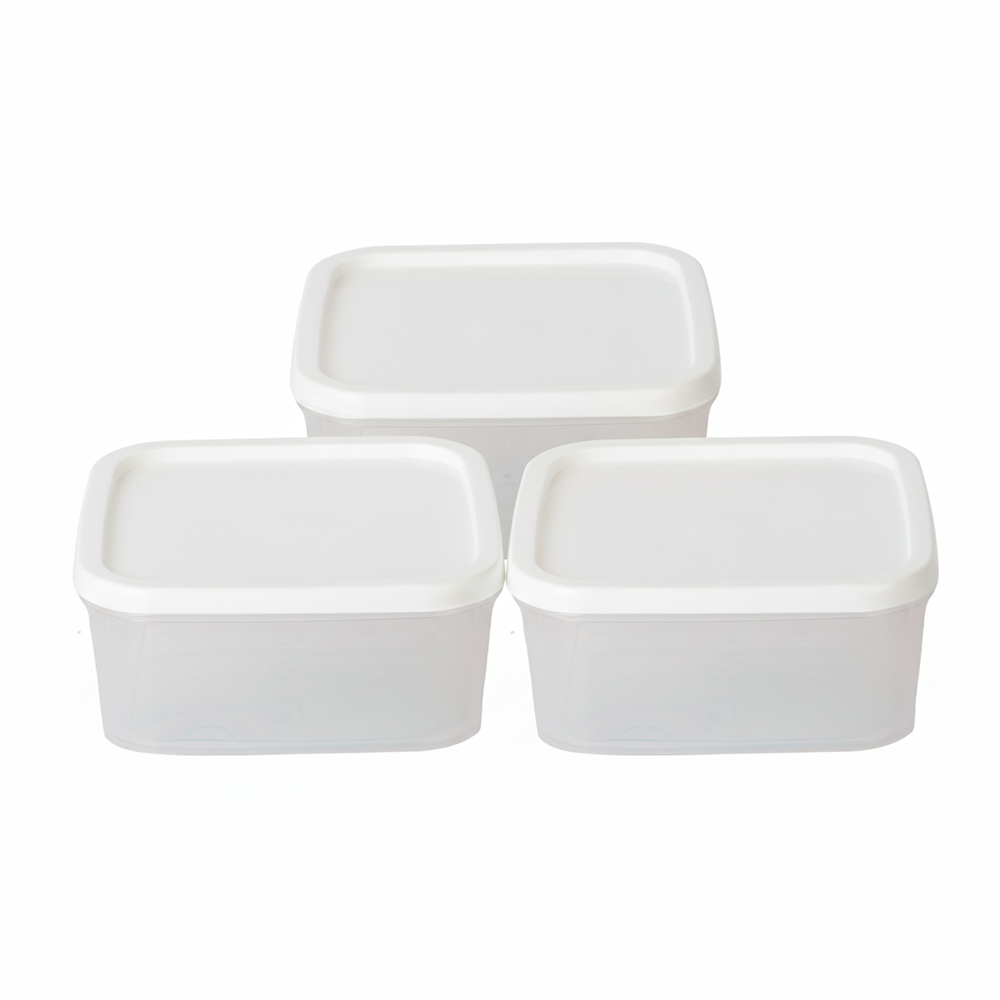 PO-52/3 / Potes 500ml / Pote Hermético Quadrado