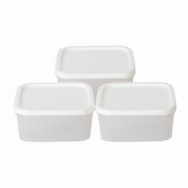 PO-52/3 / Potes 500ml / Pote Hermético Quadrado