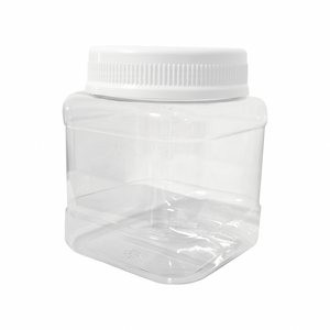 PO-62 / Potes 1.500ml / Pote Hermético Quadrado com Tampa Circular