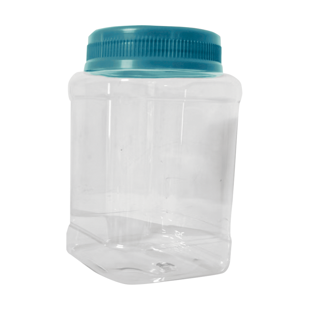 PO-63 / Potes 2.200ml / Pote Hermético Quadrado com Tampa Circular