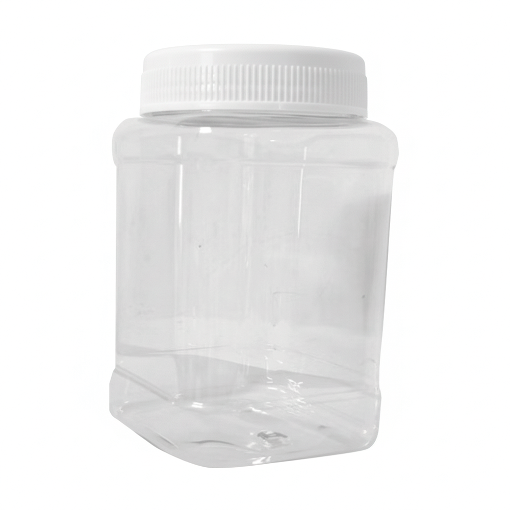 PO-63 / Potes 2.200ml / Pote Hermético Quadrado com Tampa Circular