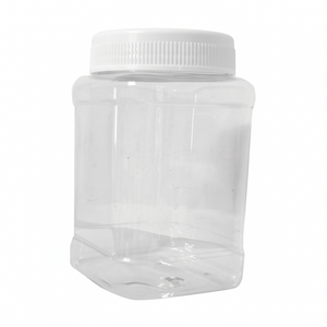 PO-63 / Potes 2.200ml / Pote Hermético Quadrado com Tampa Circular