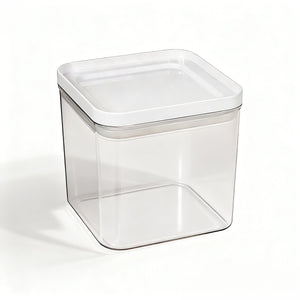 PO65-02 / Pote Hermético 700 Ml / Com Tampa Branca