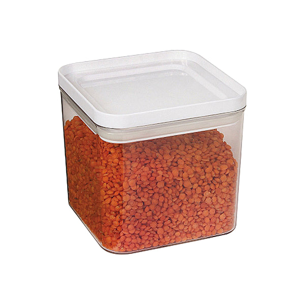 PO65-02 / Pote Hermético 700 Ml / Com Tampa Branca