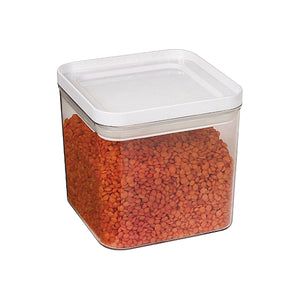 PO65-02 / Pote Hermético 700 Ml / Com Tampa Branca