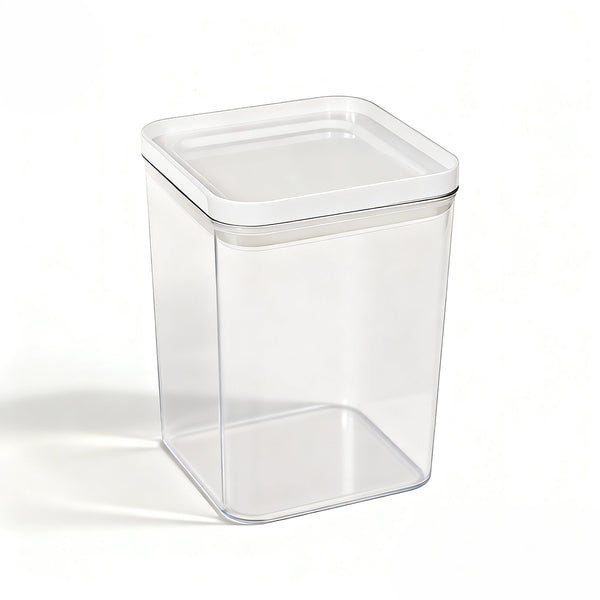 PO66-02 / Pote Hermético 1.000 Ml / Com Tampa Branca