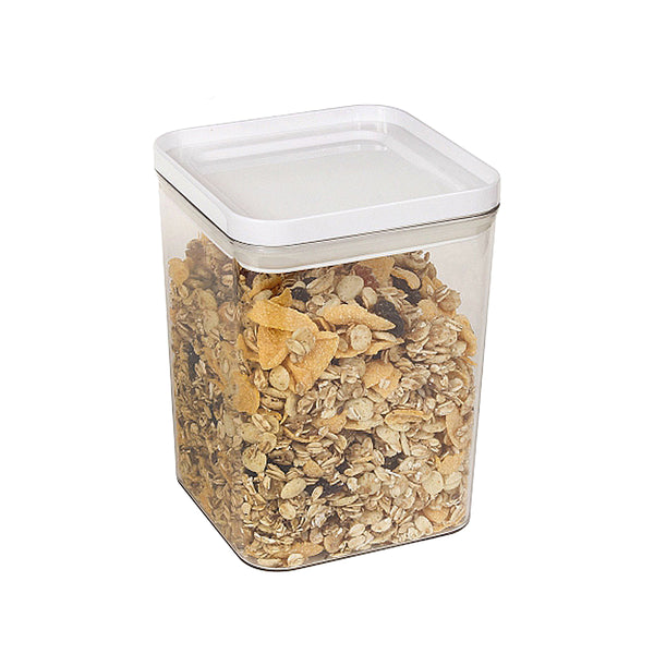 PO66-02 / Pote Hermético 1.000 Ml / Com Tampa Branca