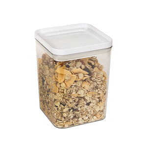 PO66-02 / Pote Hermético 1.000 Ml / Com Tampa Branca