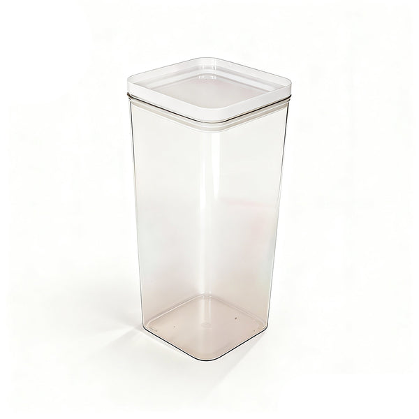 PO68-02 / Pote Hermético 1.700 Ml / Com Tampa Branca