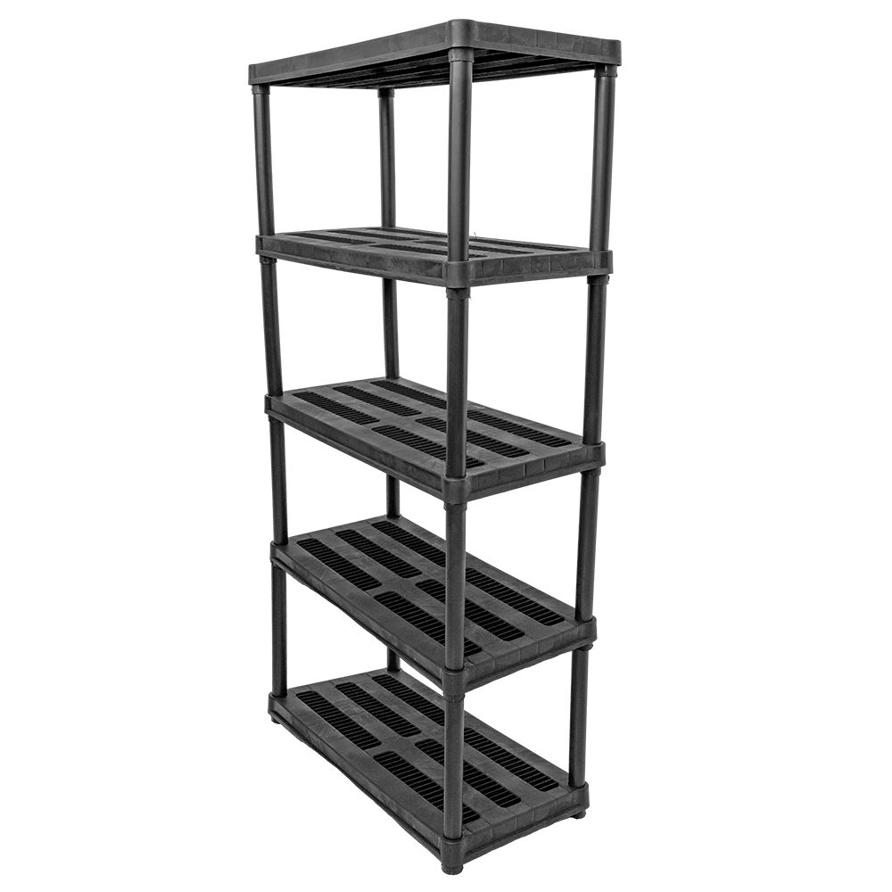 PTR-14 / Prateleiras 10,280Kg / Estante Plástica Arejada 5 Prateleiras