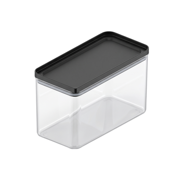 PO75 / Pote Hermético 2000 Ml / Com Tampa Preta