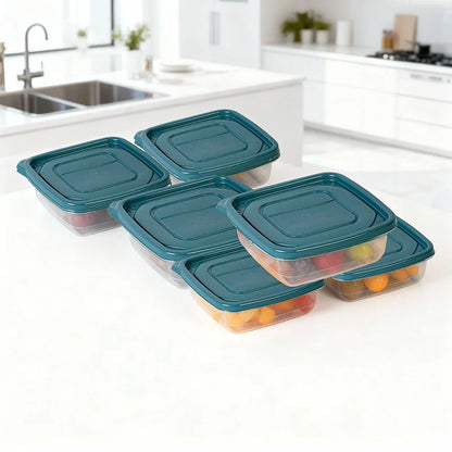 PO-01/6 / Potes 600ml / Pote Hermético Quadrado