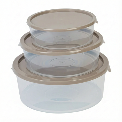 PO-49/3 / Conjunto Pote Hermético Redondo