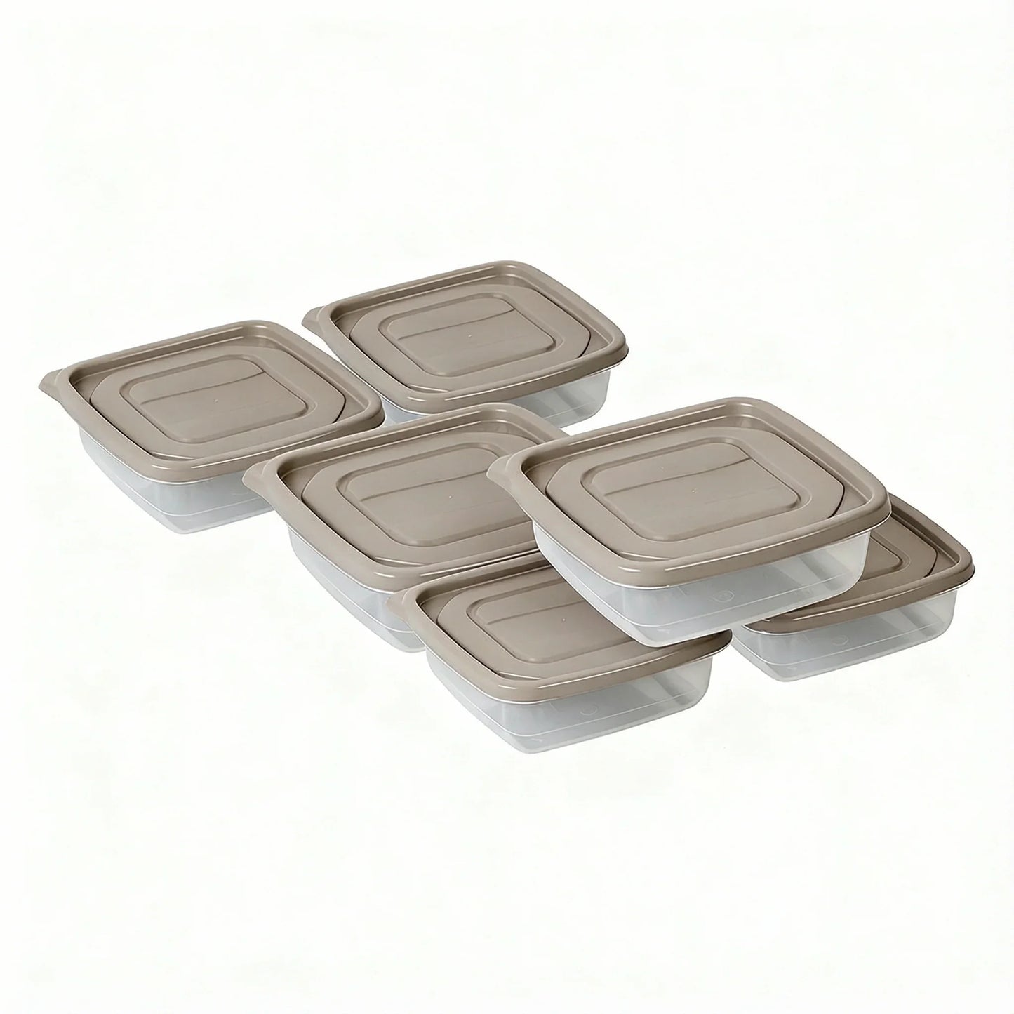 PO-01/6 / Potes 600ml / Pote Hermético Quadrado