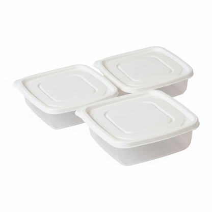 PO-01 / 600ml Jars / Square Airtight Jar